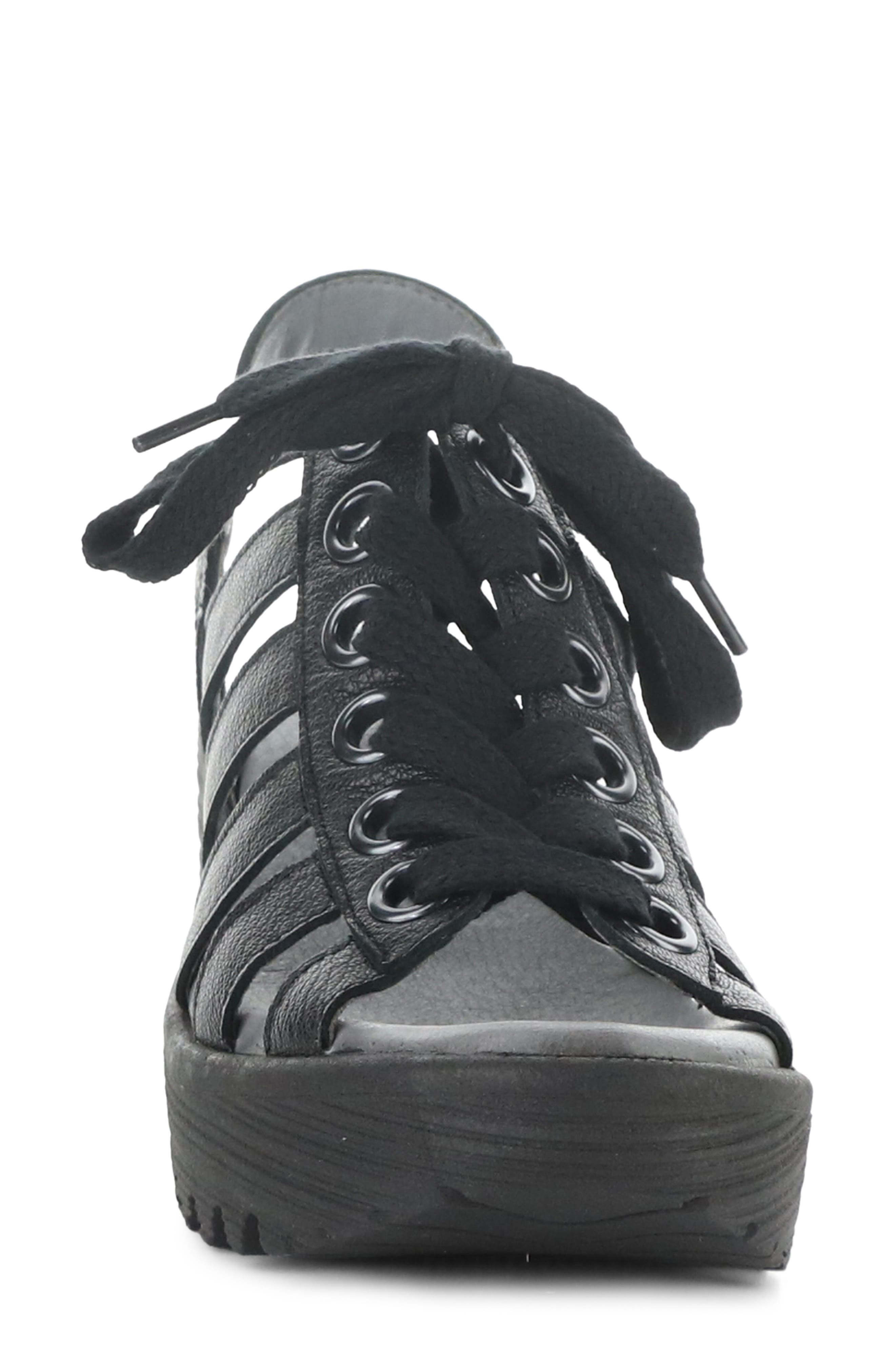 Fly London Litu Strappy Platform Wedge Sandal, Alternate, color, 