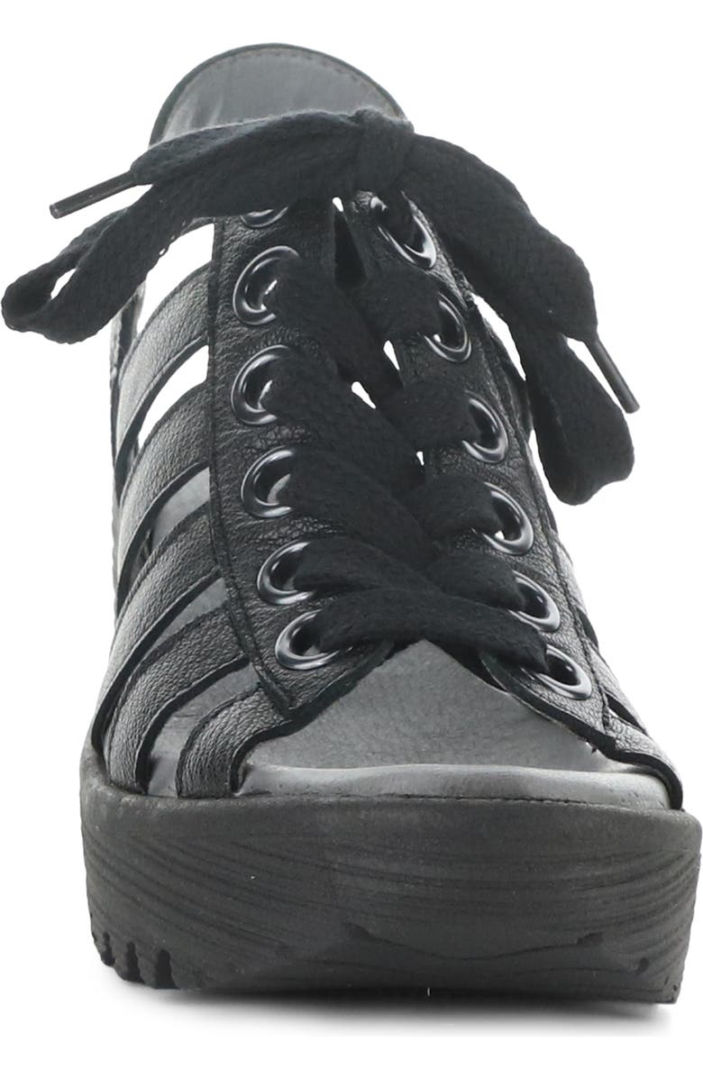 Fly London Litu Strappy Platform Wedge Sandal, Alternate, color,