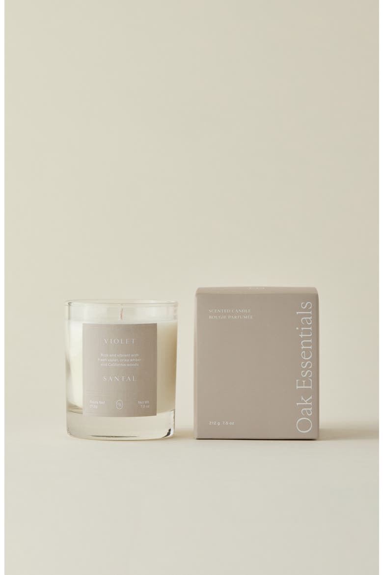 Violet Santal Candle, Alternate, color, NO COLOR