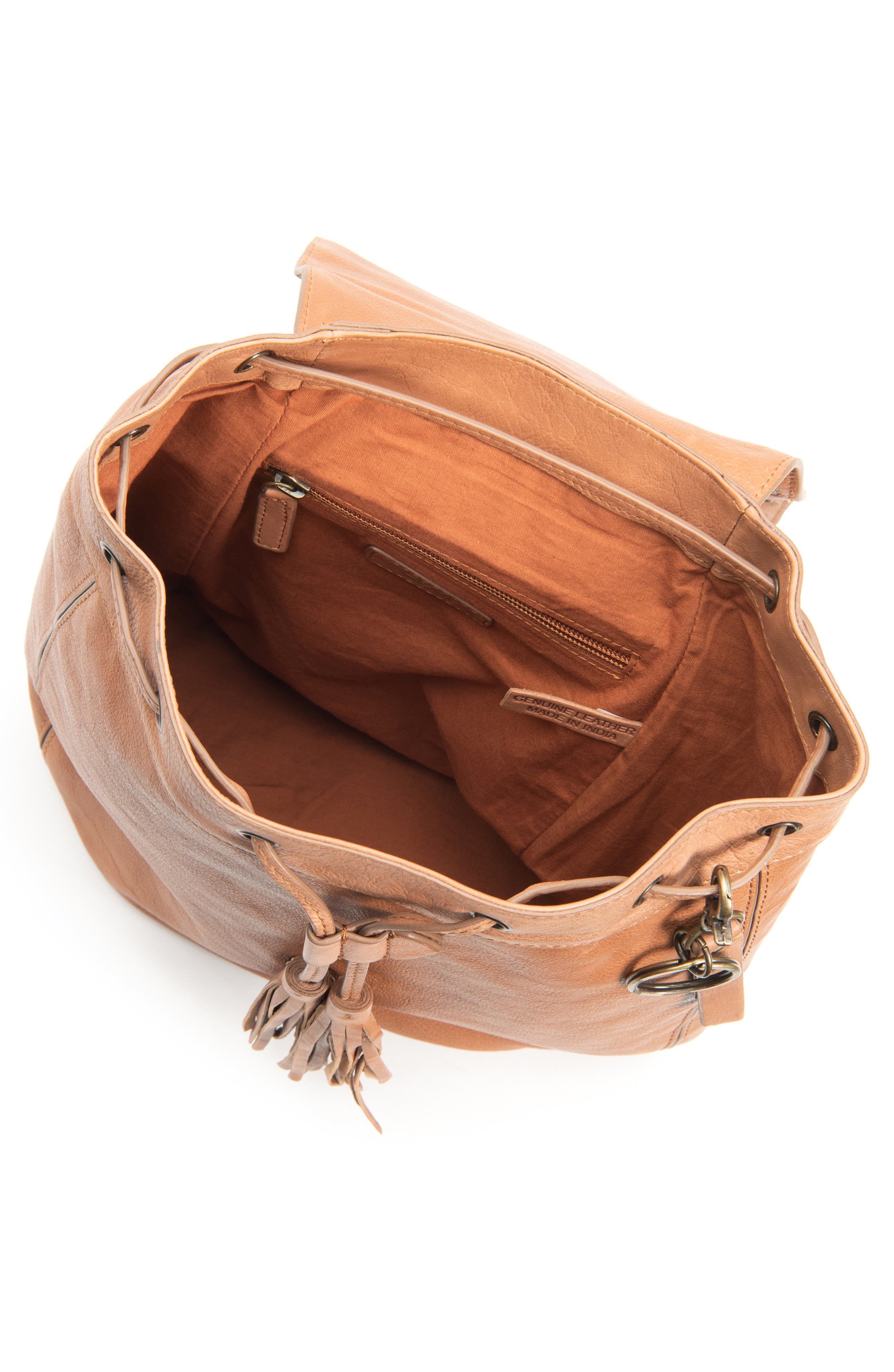 Frye Evie Leather Backpack, Alternate, color, 