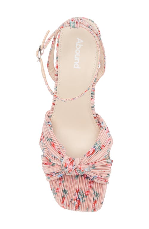 Abound Diana Kitten Heel Sandal In Pink Floral Multi