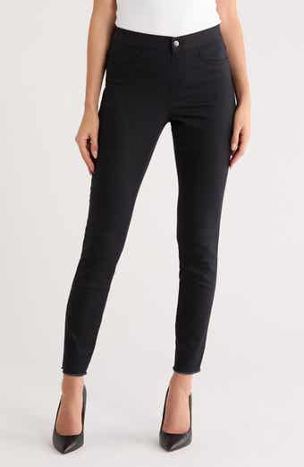 Fray Hem Denim Leggings