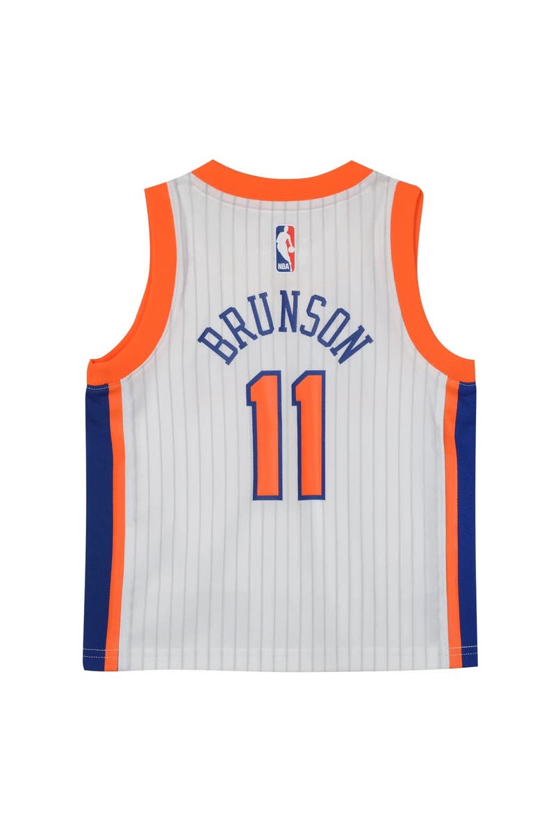 Nike Toddler Nike Jalen Brunson White New York Knicks 2024/25 Swingman Player Jersey - City Edition, Alternate, color,