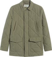 Canali Regular Fit Quilted Coat