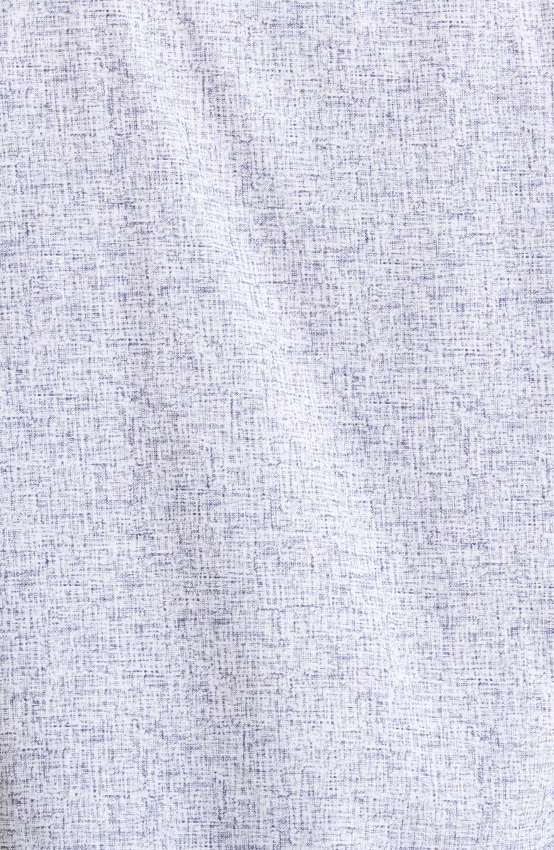 Robert Barakett Cornelius Geo Print Cotton Button-Up Shirt, Alternate, color, Grey