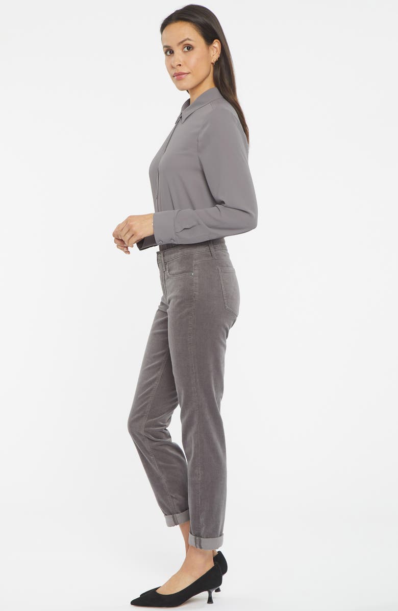 NYDJ Margot Straight Leg Girlfriend Corduroy Pants, Alternate, color,