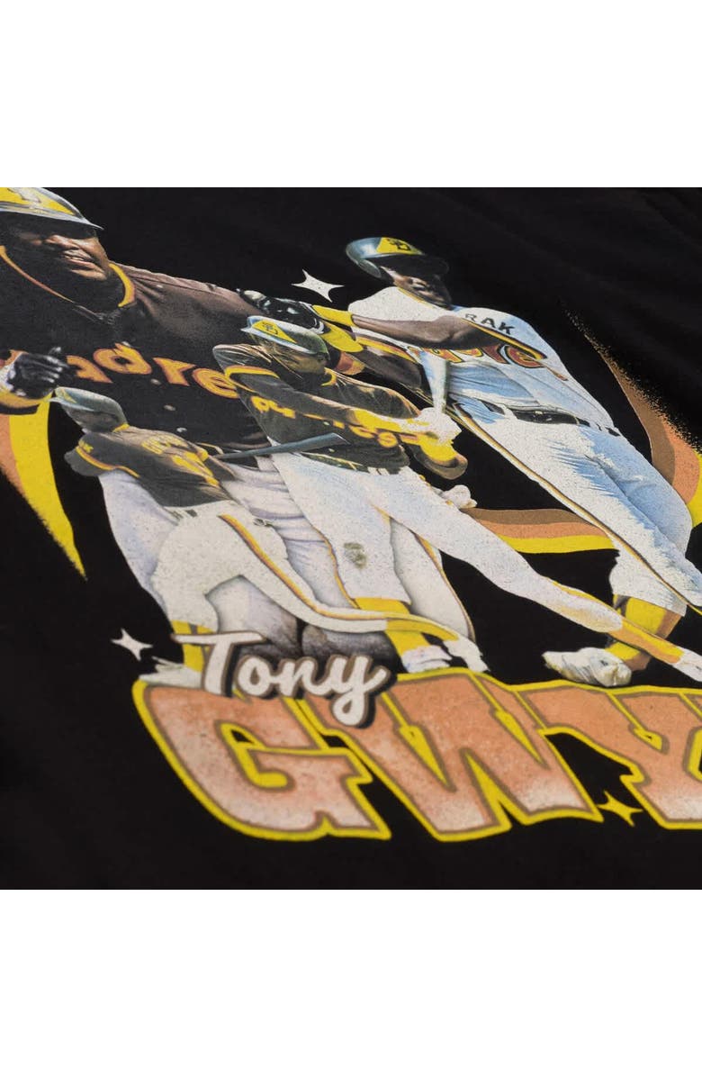 Mitchell & Ness Men's Mitchell & Ness Tony Gwynn Black San Diego Padres Legendary Collage Player T-Shirt, Alternate, color, Black