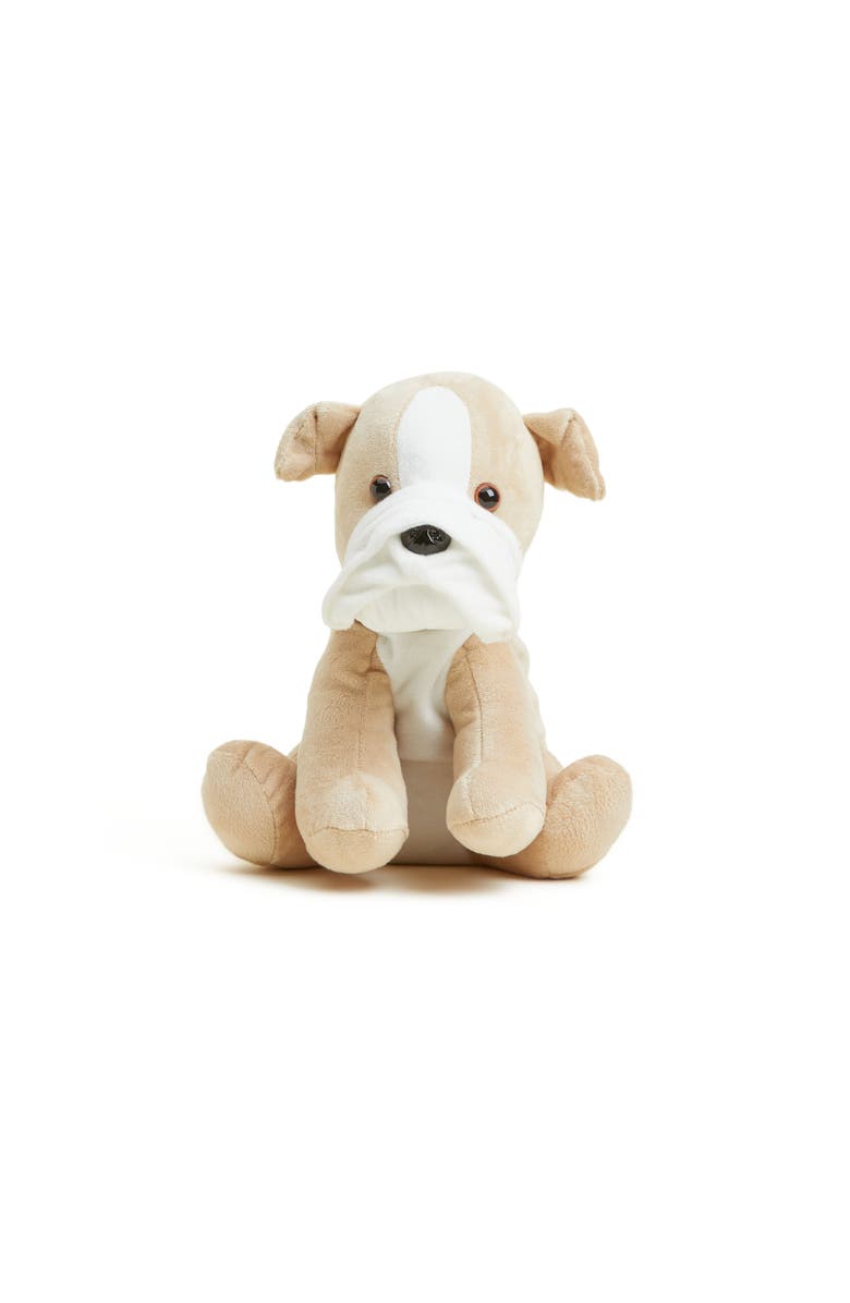 Warmies Bull Dog Plush Toy, Alternate, color, Light Beige