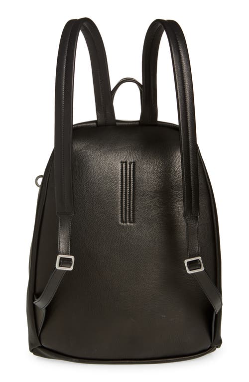 Rick Owens Zaino Leather Backpack In Black