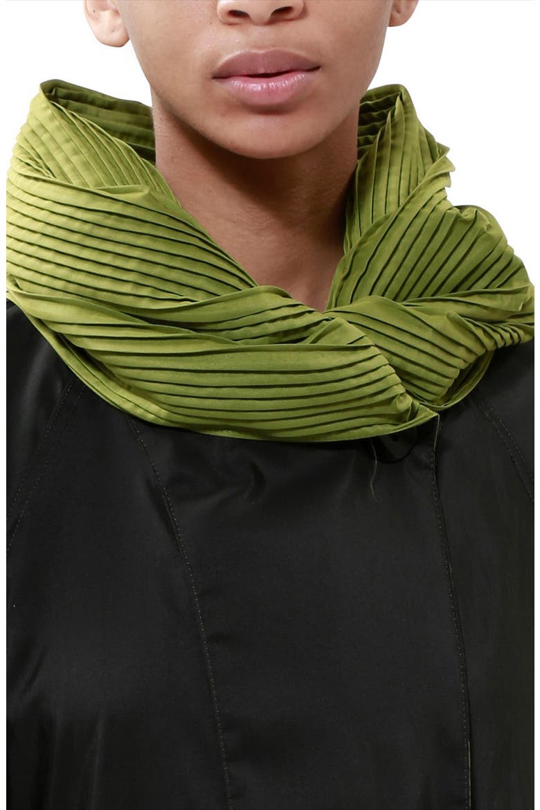 Mini Donatella Reversible Hooded Raincoat, Alternate, color, GREEN BLACK