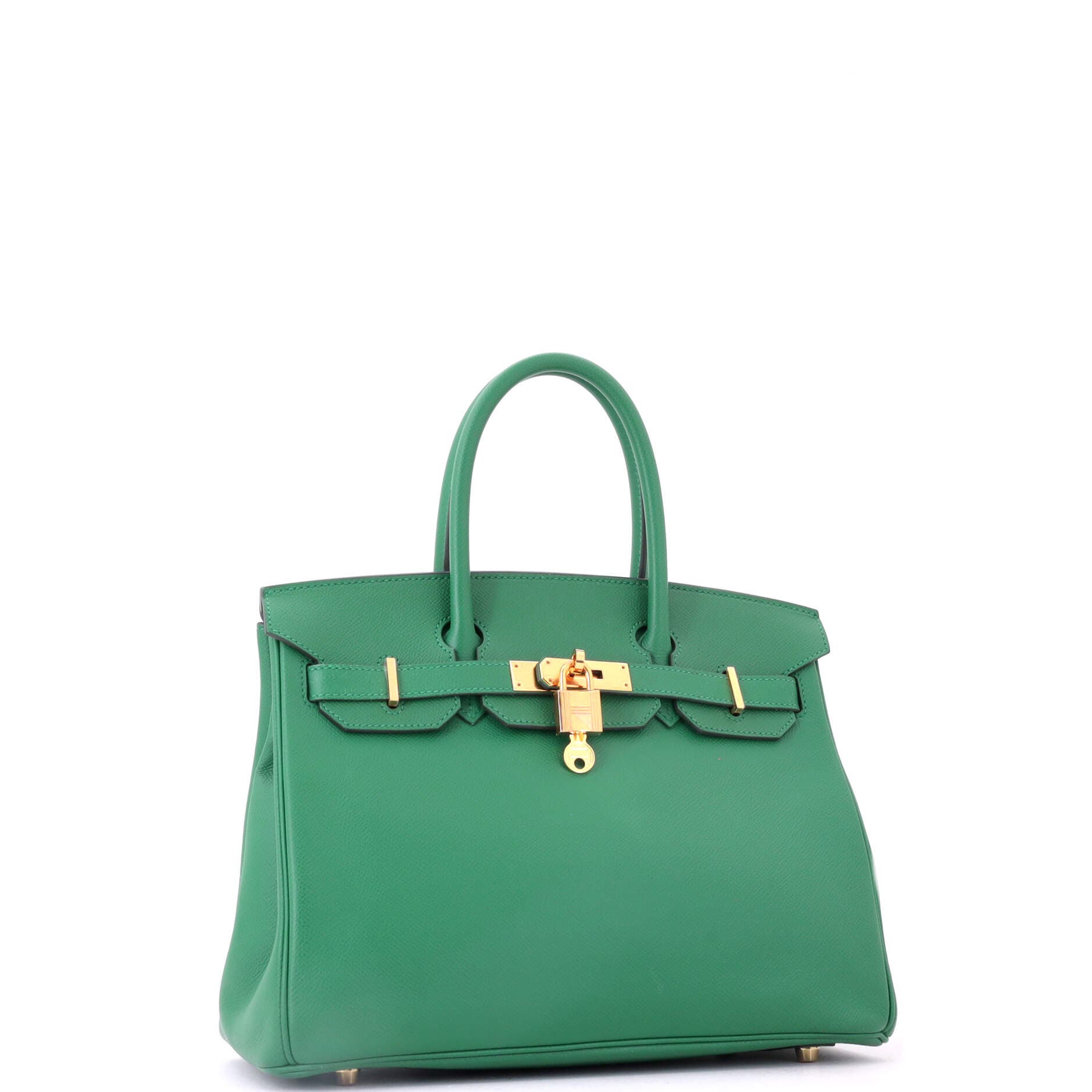 Birkin Handbag Green Epsom with Gold Hardware 30, Alternate, color, Green