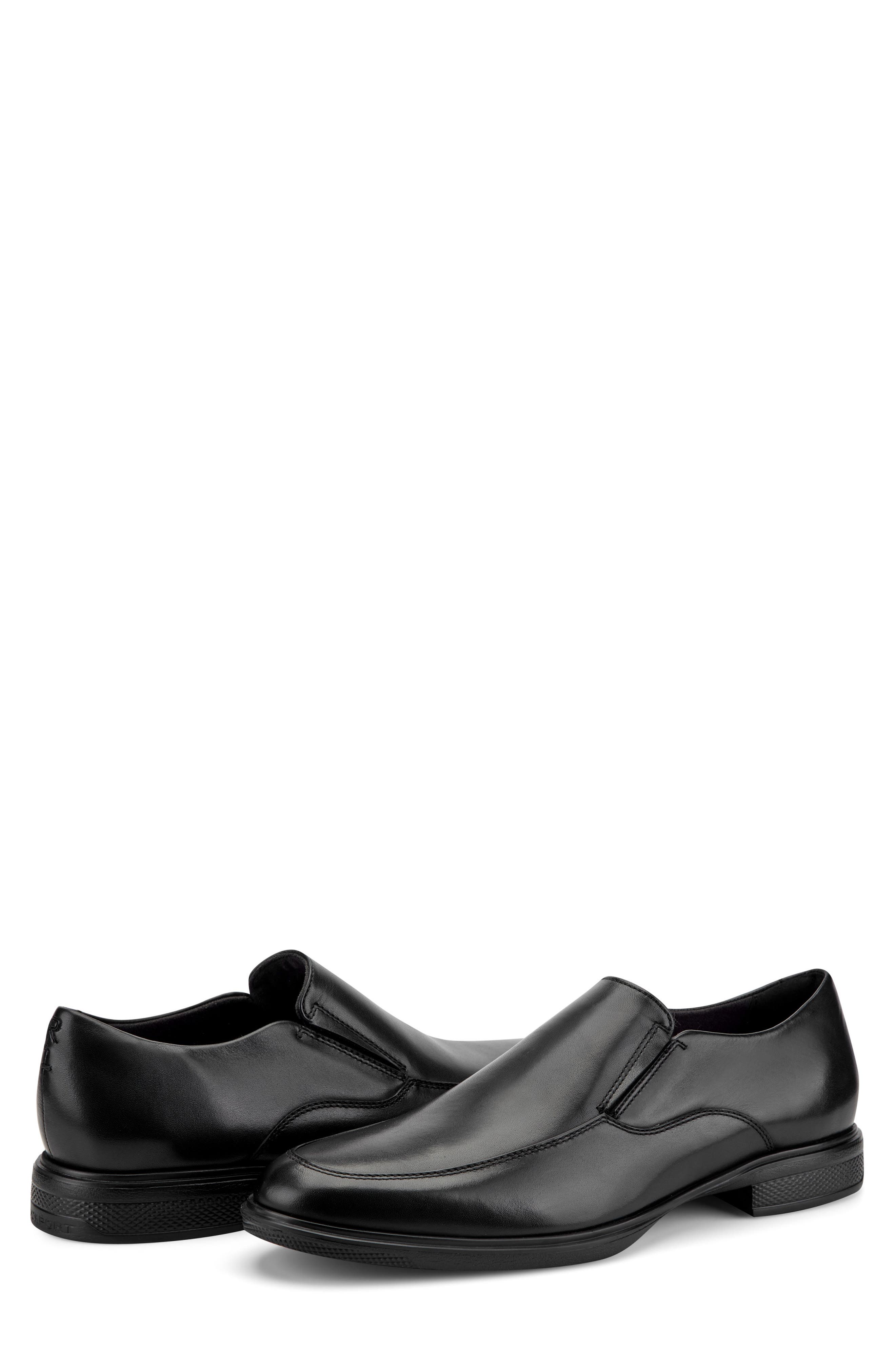 Rockport Keefer Loafer, Alternate, color, Black Leather