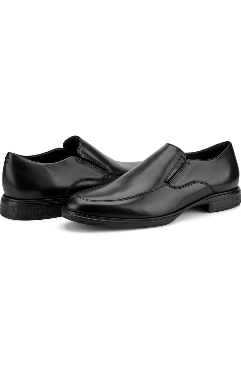 Rockport Keefer Loafer, Alternate, color, Black Leather