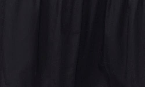 Cece Rickrack Trim Cotton Maxi Sundress In Rich Black