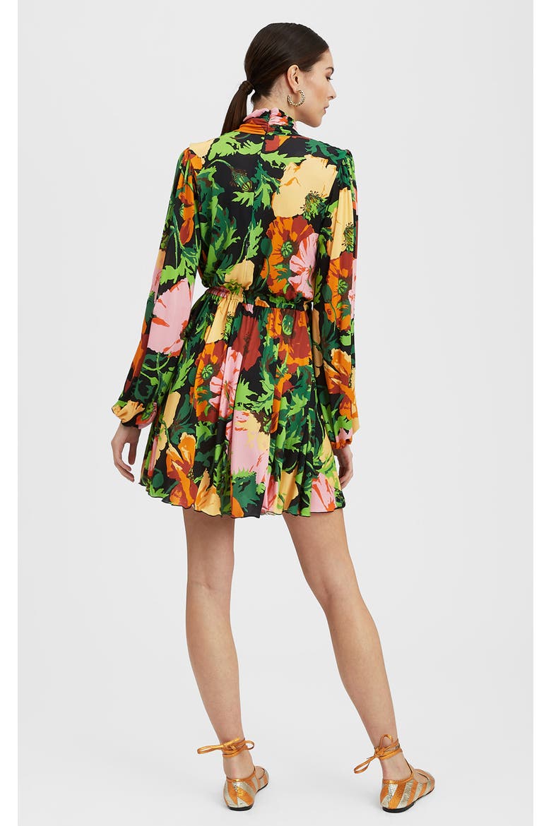 Demeter Mini Dress, Alternate, color, Wonderland Black
