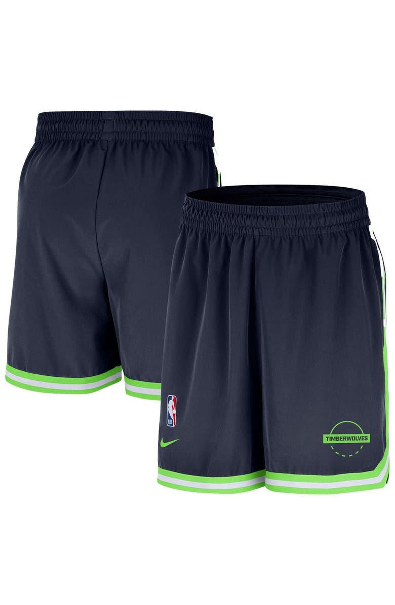 Nike Men's Nike Navy Minnesota Timberwolves Authentic Practice DNA Woven Performance Shorts, Alternate, color, Navy