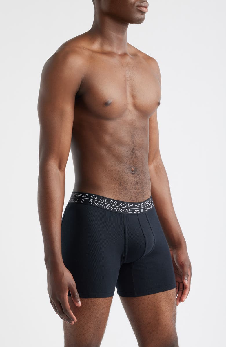 SAVAGE X FENTY Cruise Control Boxer Briefs, Alternate, color, Black Caviar