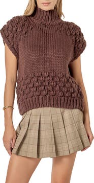 English Factory Bubble Turtleneck Sweater