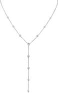 CZ by Kenneth Jay Lane Round Cubic Zirconia Station Y-Necklace