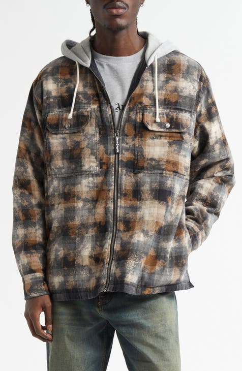 PALM ANGELS PLAID OVERSHIRT