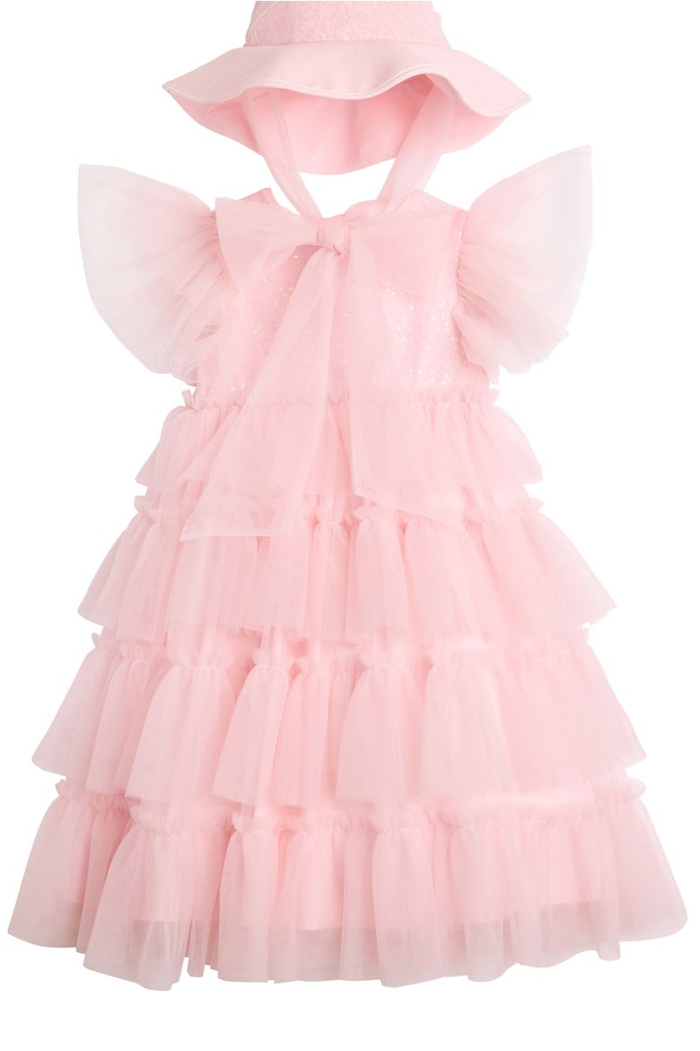 Witch Cape for Girls, Alternate, color, Pink