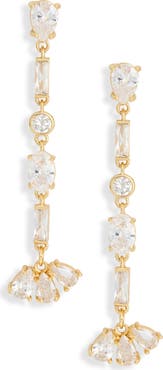 NORDSTROM RACK Mixed Cubic Zirconia Drop Earrings