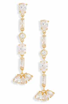 NORDSTROM RACK Mixed Cubic Zirconia Drop Earrings