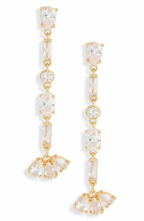 NORDSTROM RACK Mixed Cubic Zirconia Drop Earrings