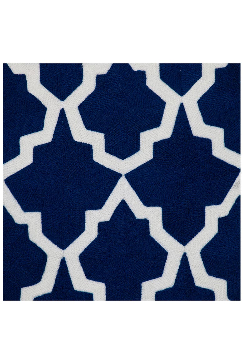 Canita Embroidered Throw Pillow, Alternate, color, BLUE