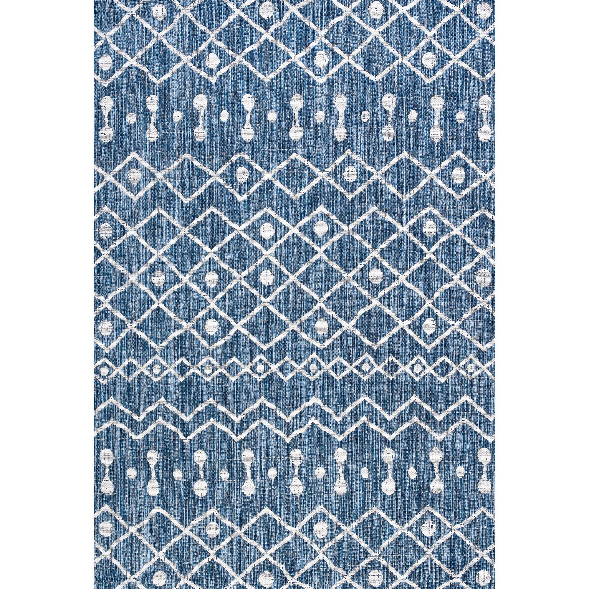 Blue/Ivory