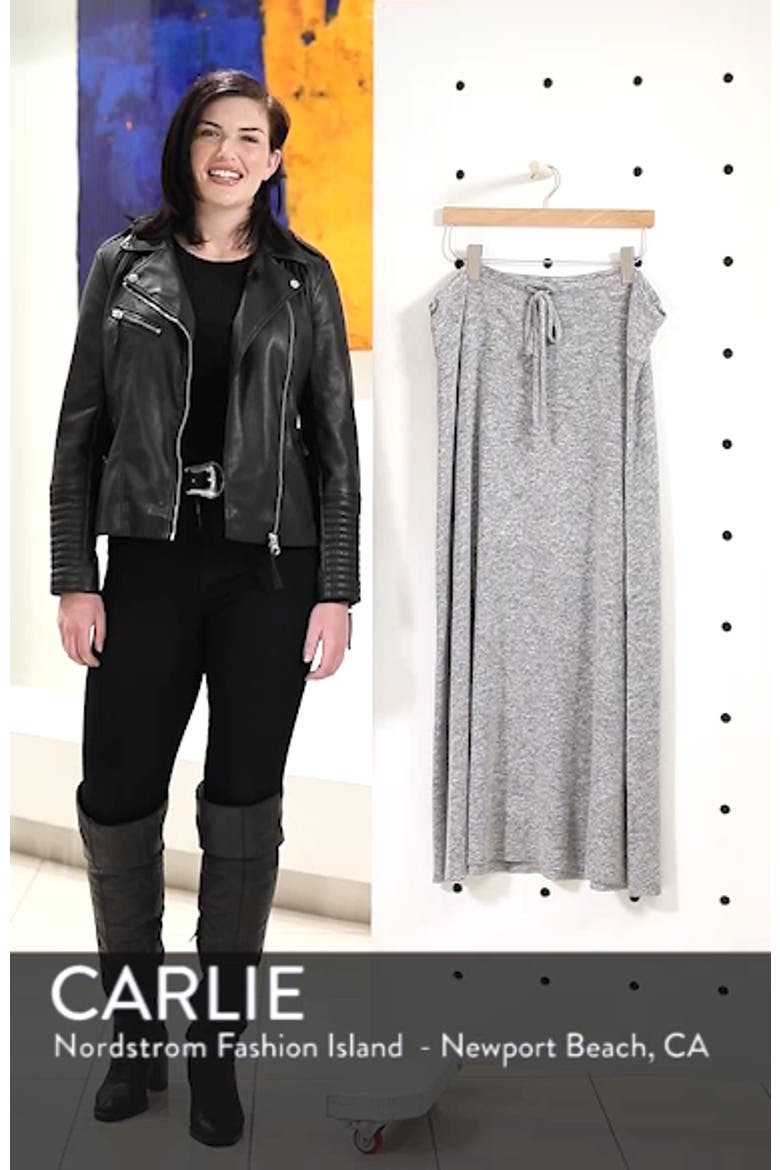 Fleece Maxi Skirt video
