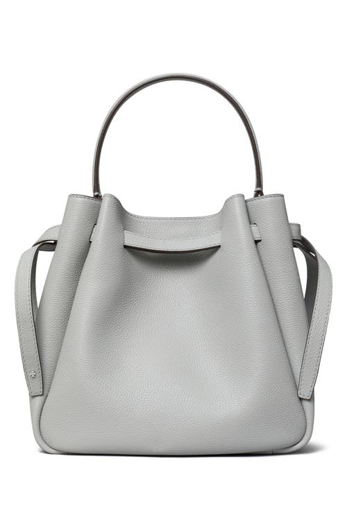 TORY BURCH TORY BURCH ROMY PEBBLE LEATHER BUCKET BAG