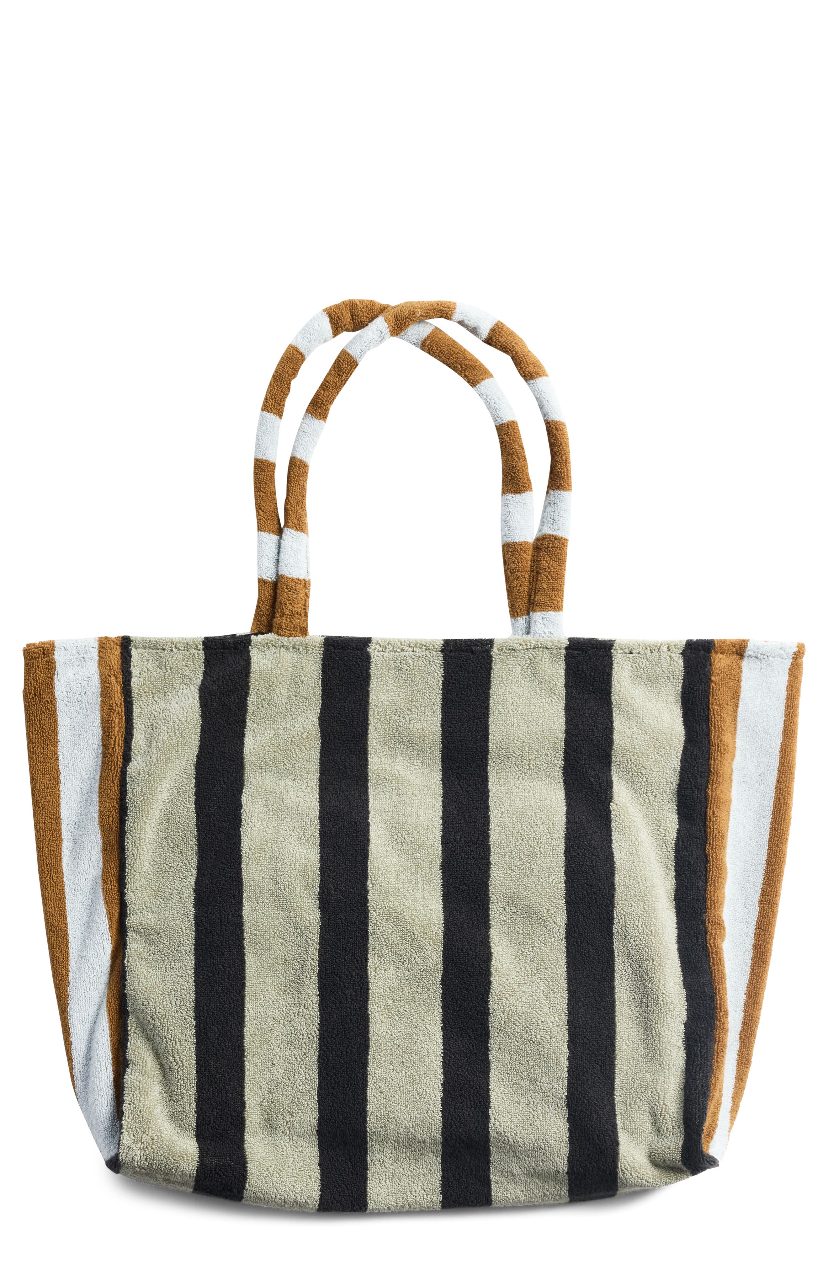 Cabana Terry Knit Beach Tote, Main, color, MULTI