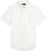 Polo Ralph Lauren Short Sleeve Cotton Button-Down Oxford Shirt