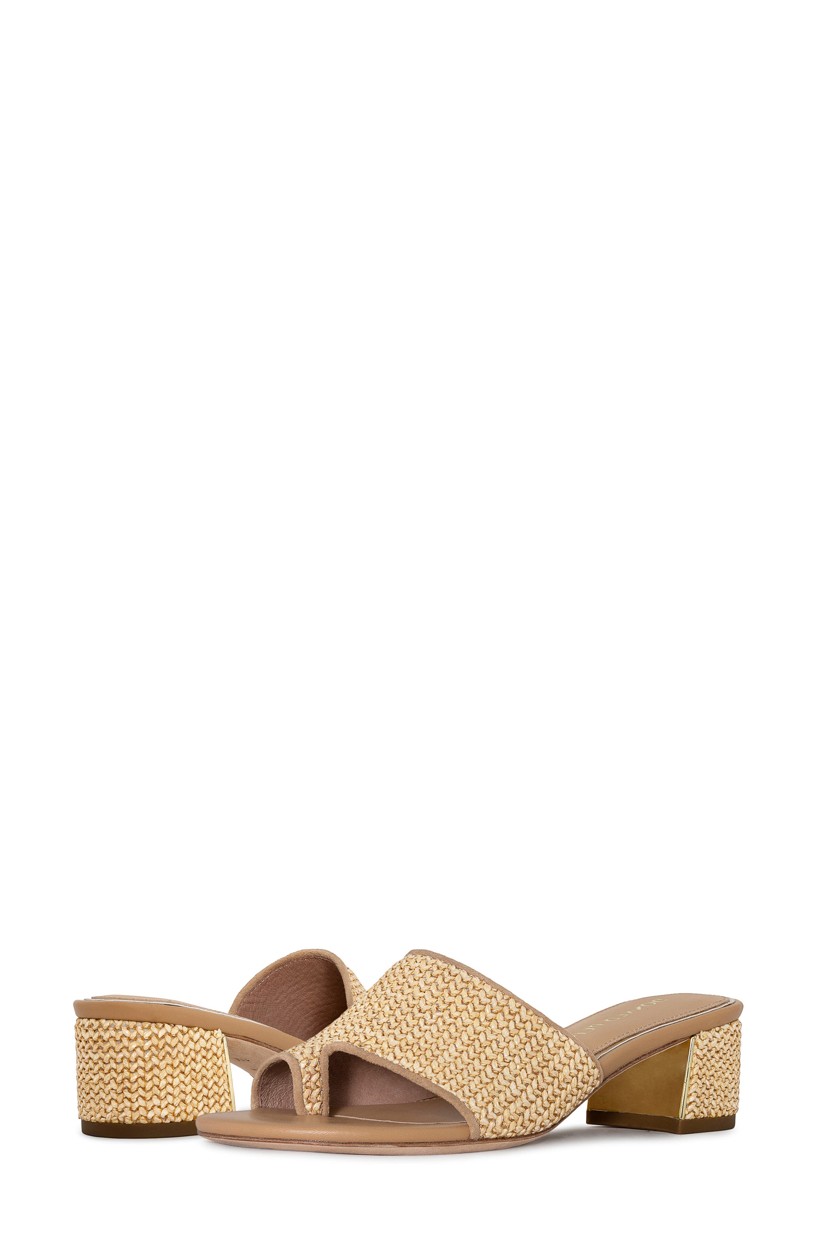 Donald Pliner Block Heel Toe Loop Sandal, Alternate, color, 