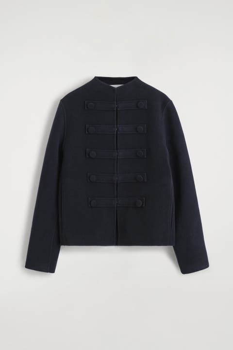Double-faced Wool Uniform Jacket