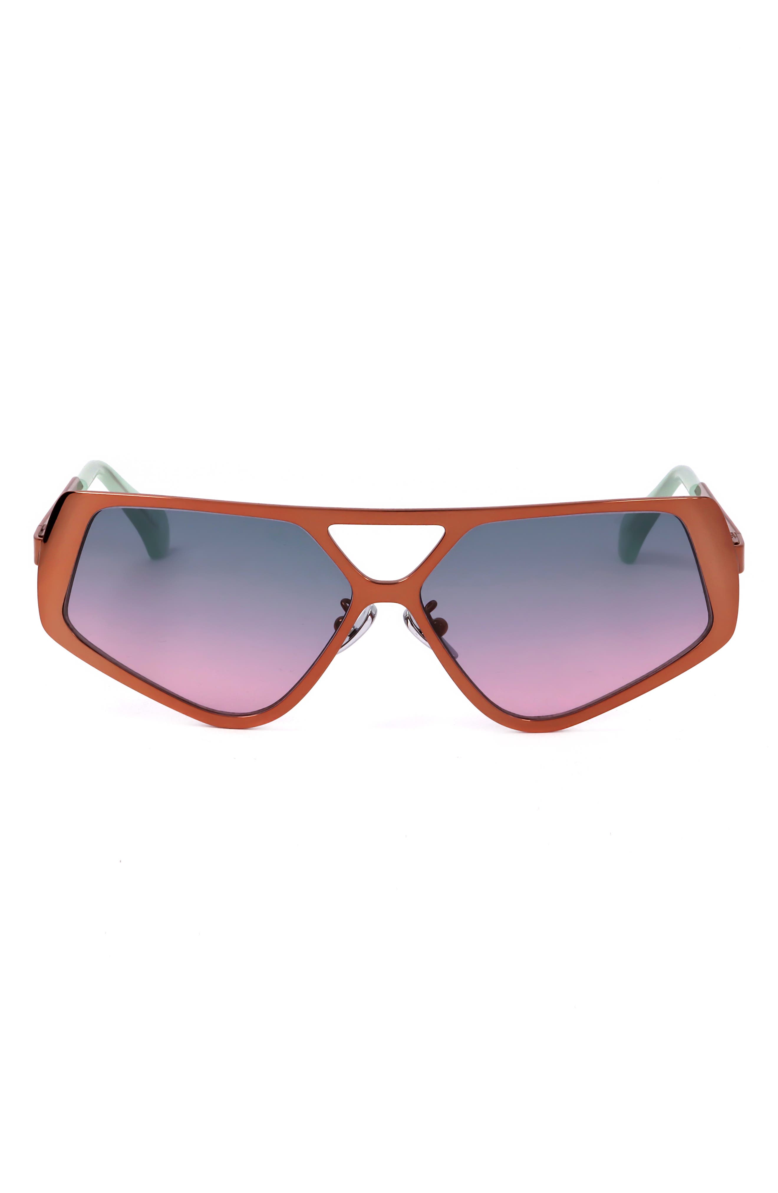 58mm Aviator Sunglasses