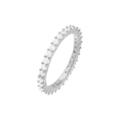 CZ Thin Eternity Band