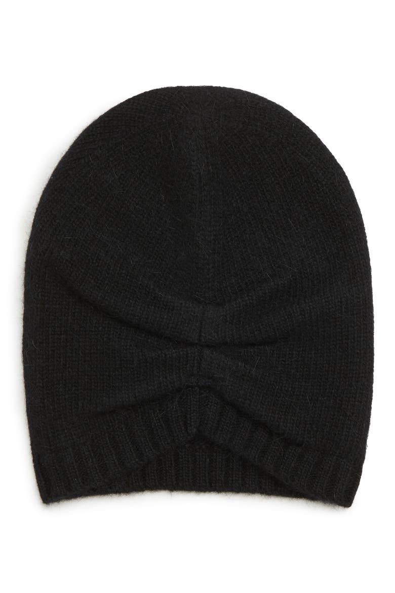Twist Beanie, Alternate, color, BLACK
