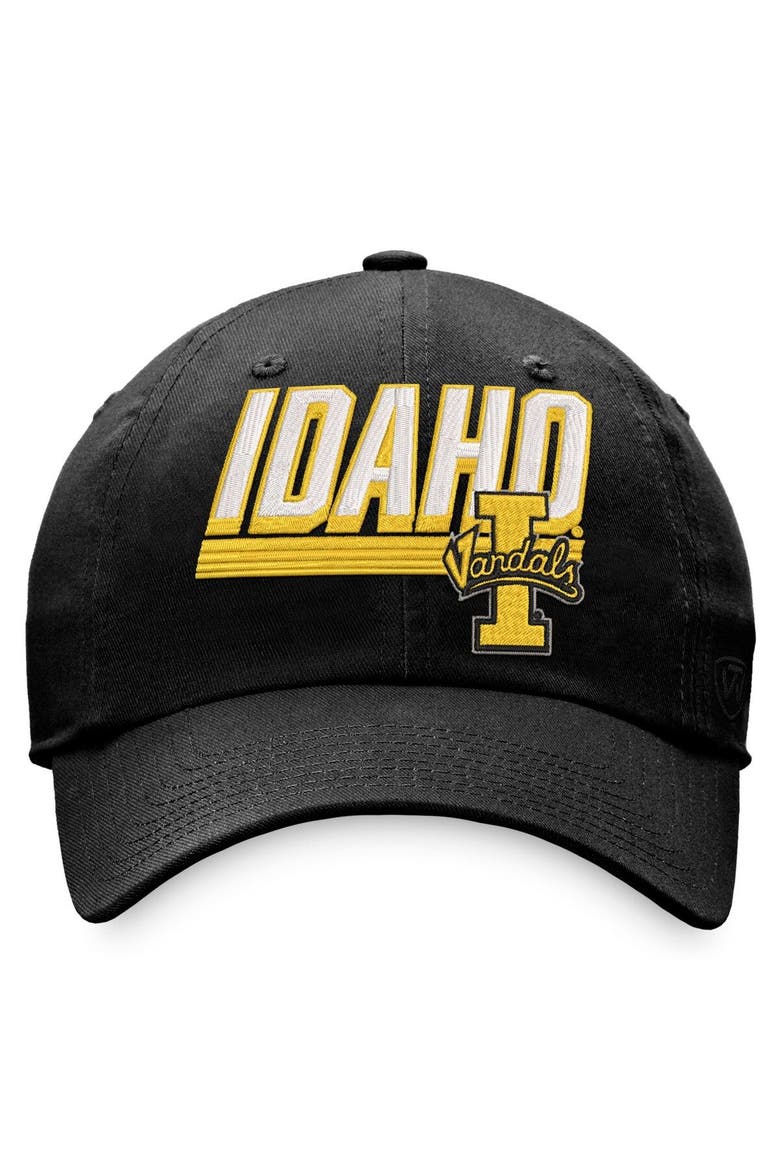 Men's Top of the World Black Idaho Vandals Slice Adjustable Hat, Alternate, color, Green