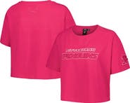 PRO STANDARD Women's Pro Standard Pittsburgh Penguins Triple Pink Cropped Boxy T-Shirt
