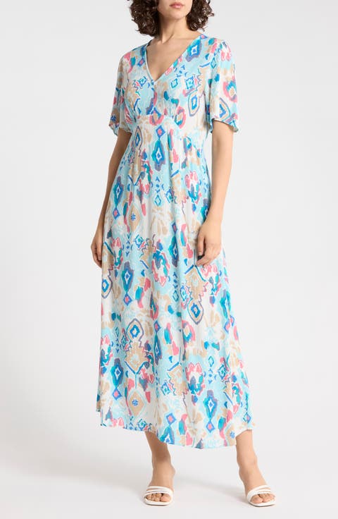 Printed Maxi Dress