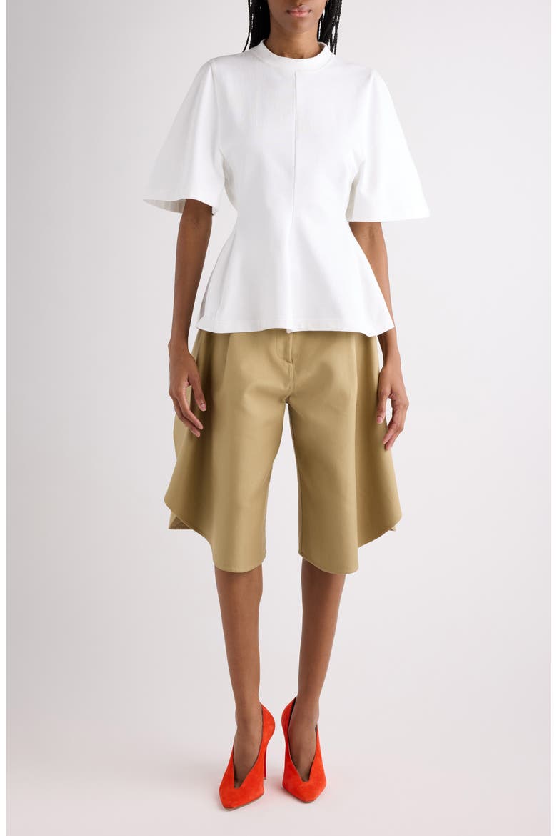 Shaped T-Shirt, Alternate, color, 9000 WHITE