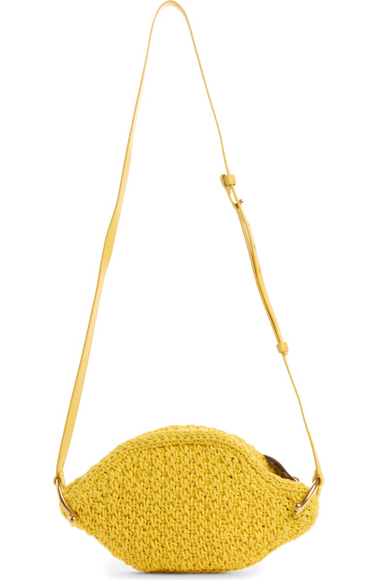 Chloé Tropicus Knit Shoulder Bag, Alternate, color, Radiant Yellow