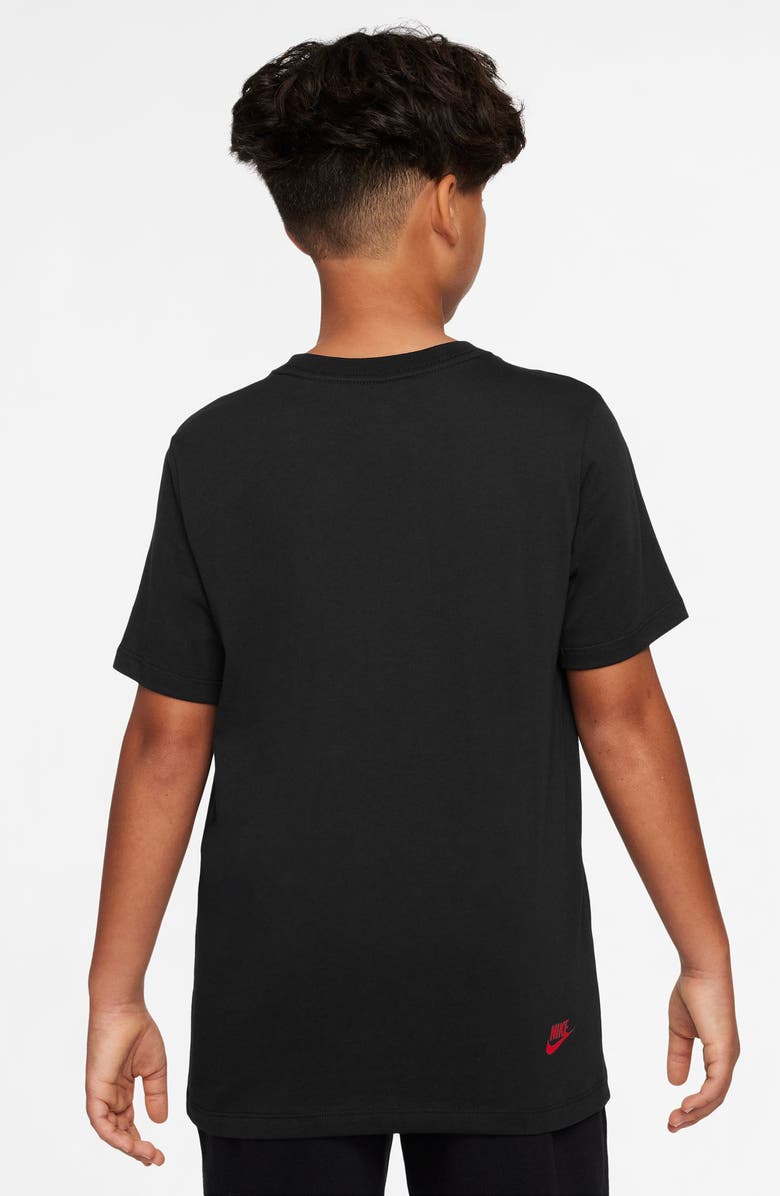 Nike Kids' Boxy Pocket Graphic T-Shirt, Alternate, color, Black