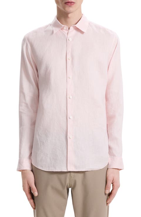 Irving Solid Linen Button-Up Shirt