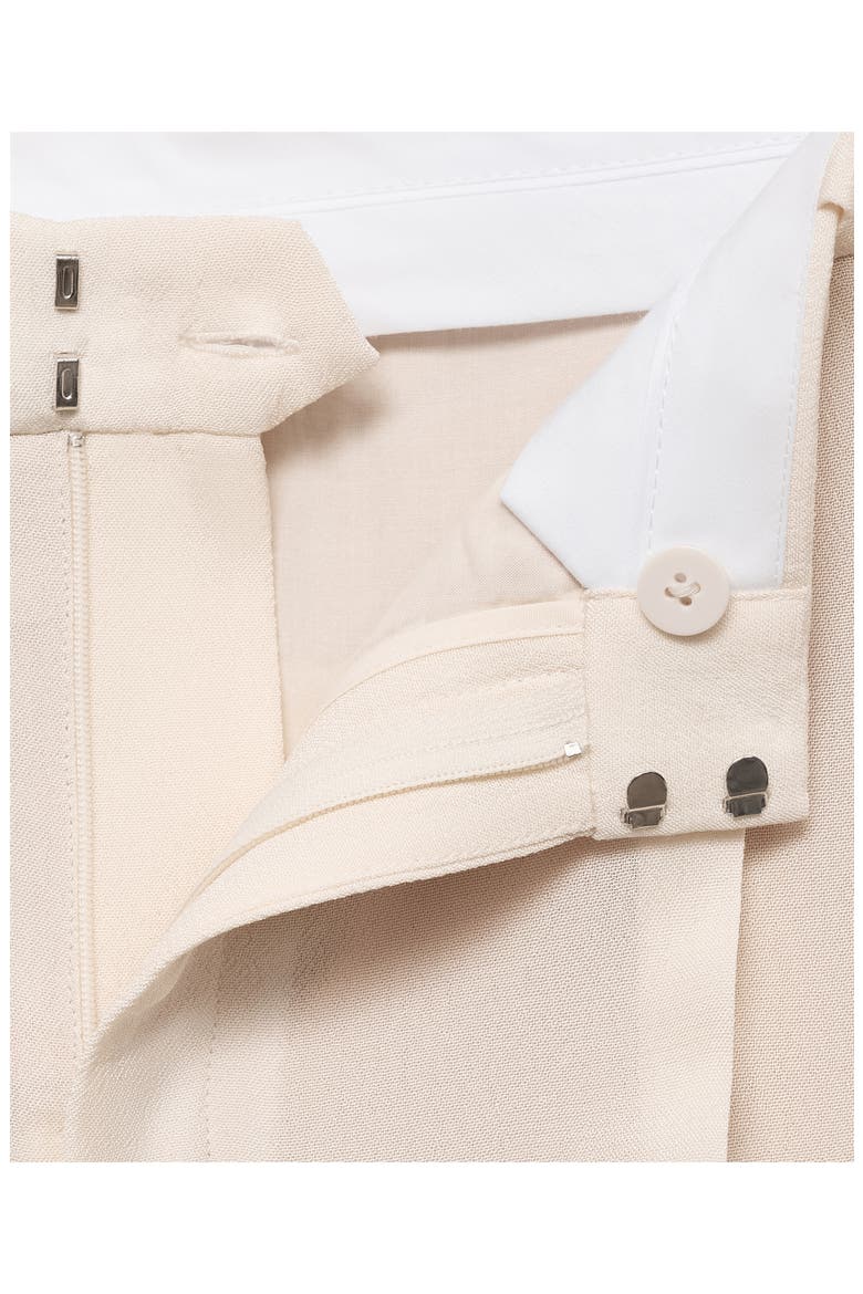Straight Leg Suit Pants, Alternate, color, VANILLA