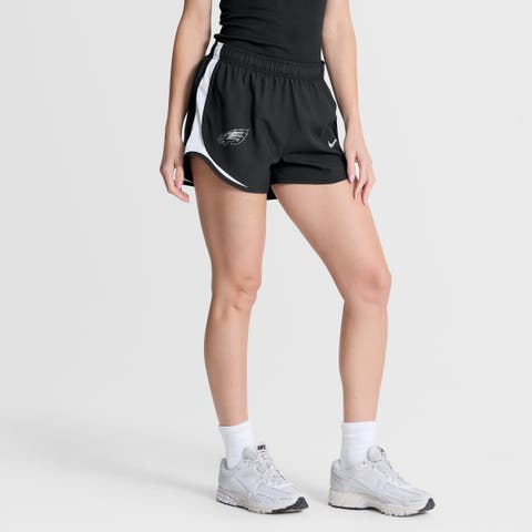 Women's Nike Black Philadelphia Eagles Tempo Mid-Rise Dri-FIT Shorts