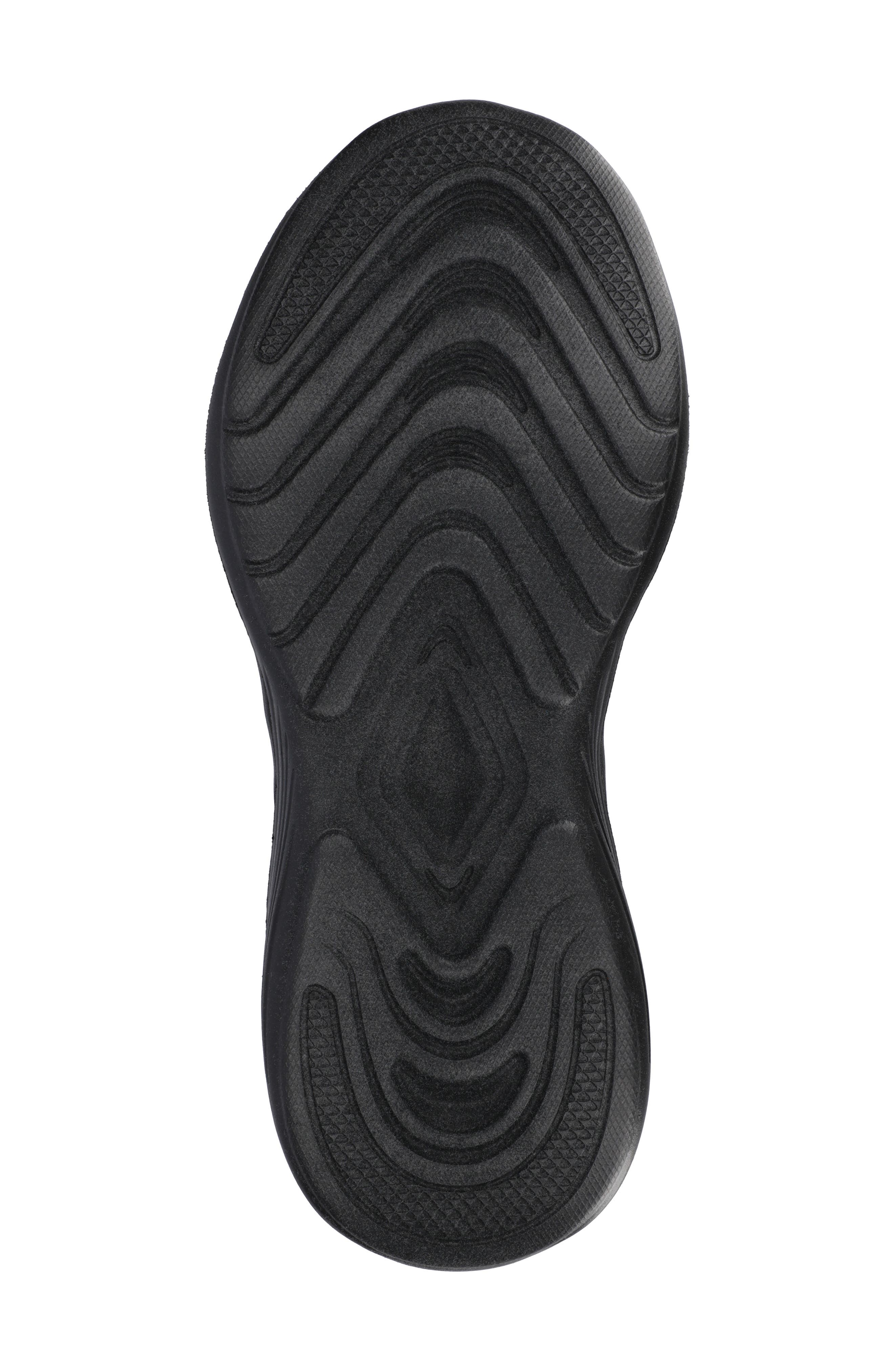 Journee Collection Dasha Knit Sneaker, Alternate, color, Black