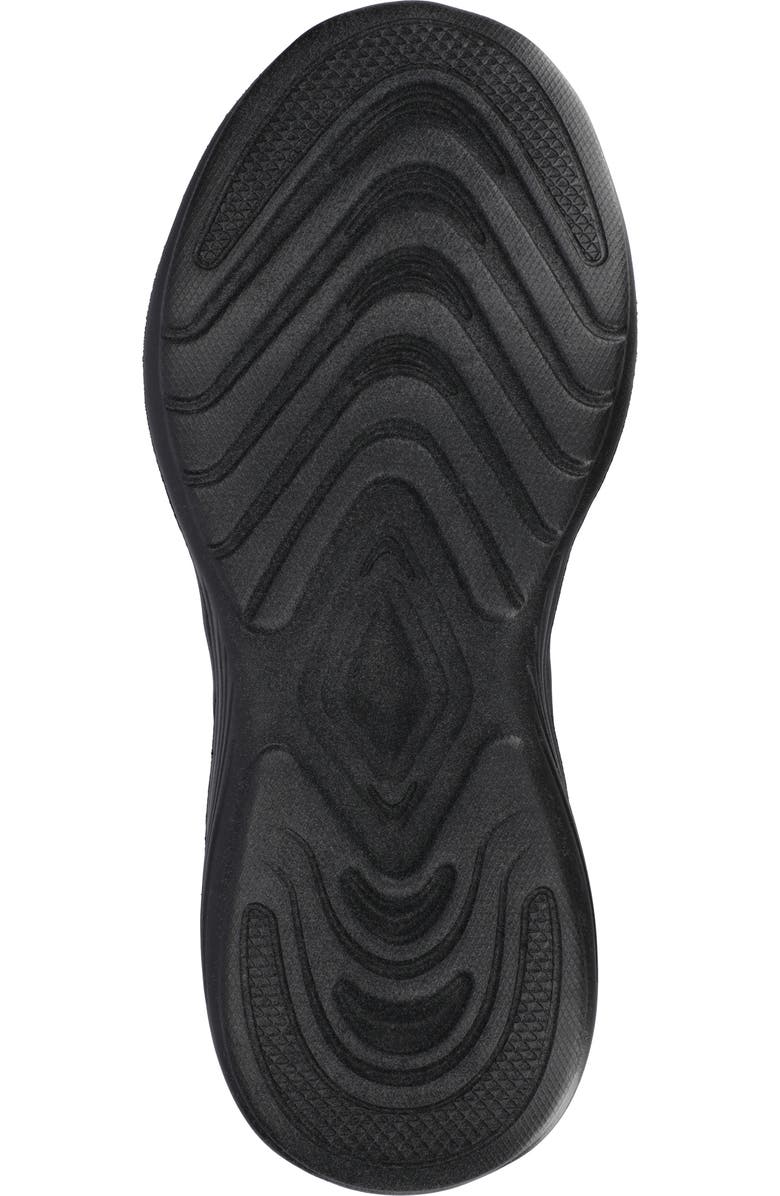 Journee Collection Dasha Knit Sneaker, Alternate, color, Black